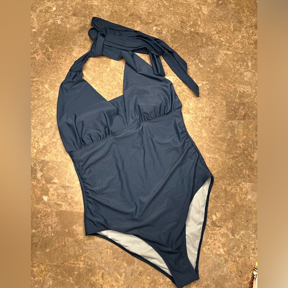 Italian Voyage Multi-Way Wrap Tie Back 1pc Swimsuit. XL. SEE PICS X TRUE COLOR - Picture 6 of 9